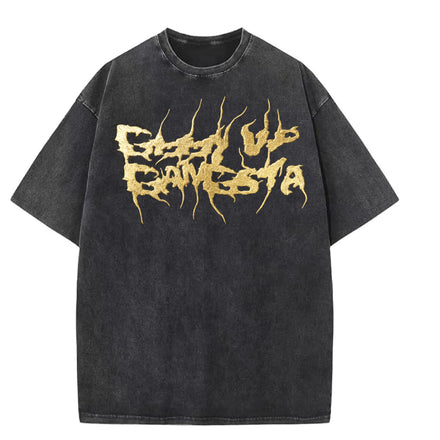 Core Heavy Mineral Wash Tee Gold Foil