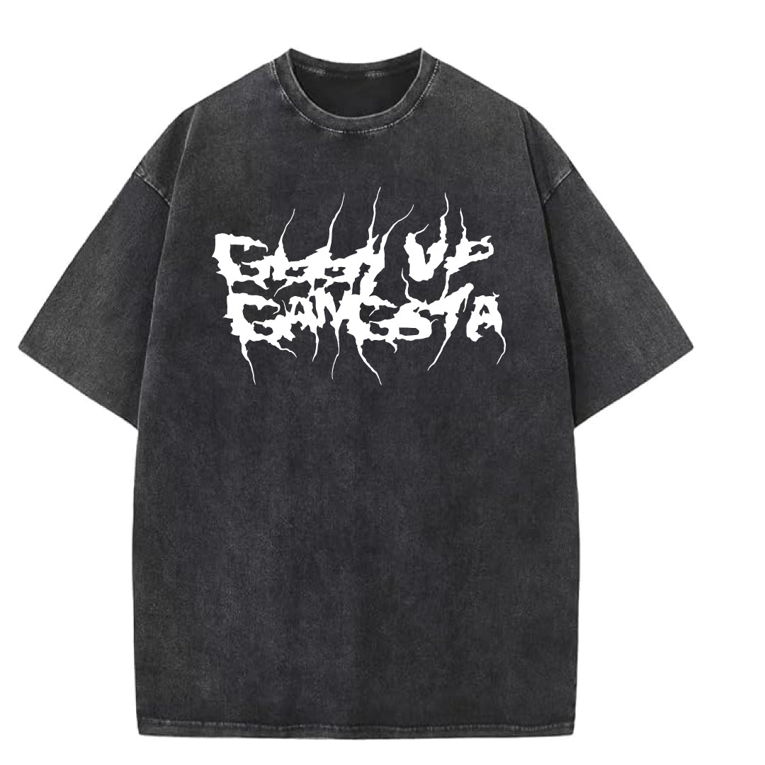 Core Heavy Mineral Wash Tee White Imprint