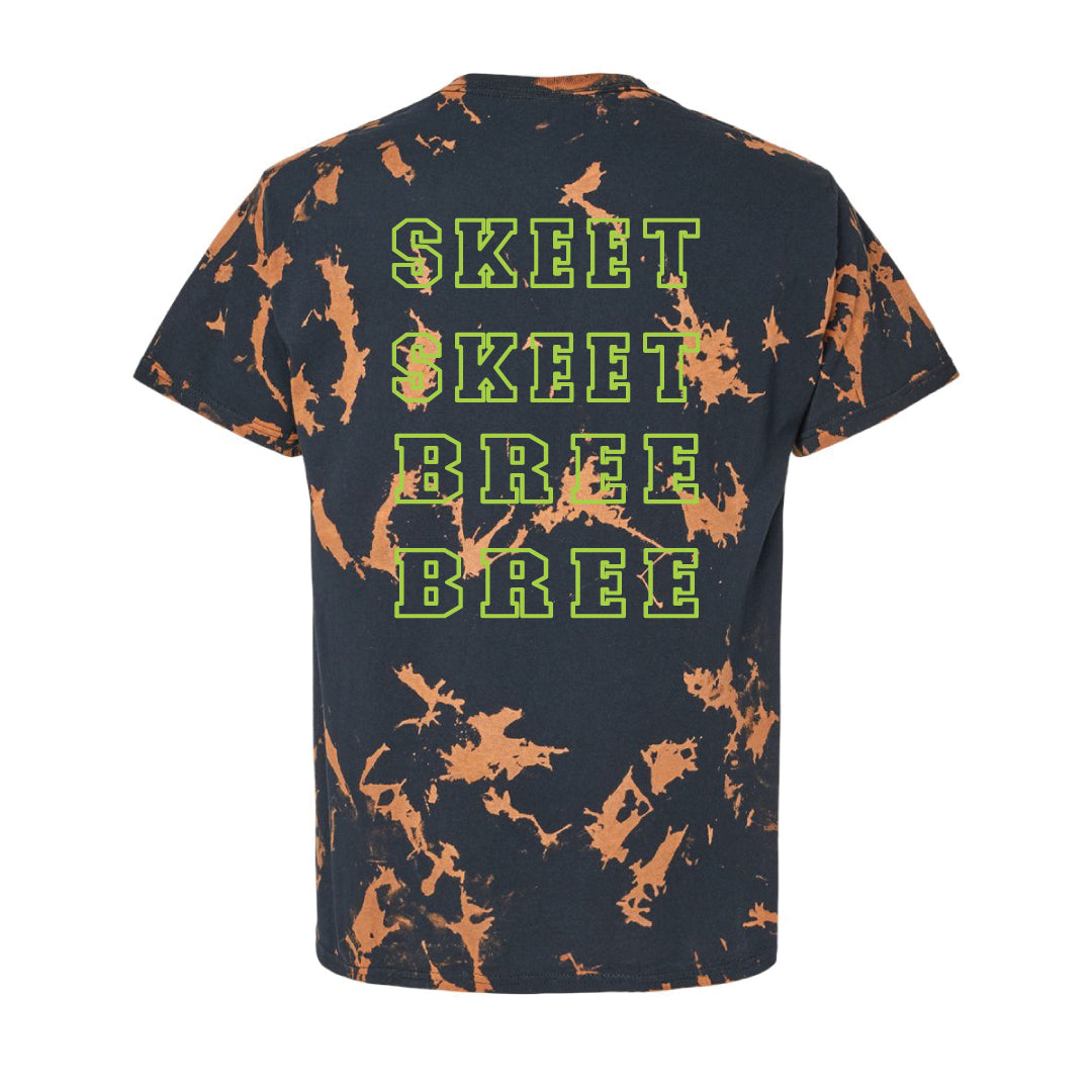 Core Bleach Tee Green Imprint